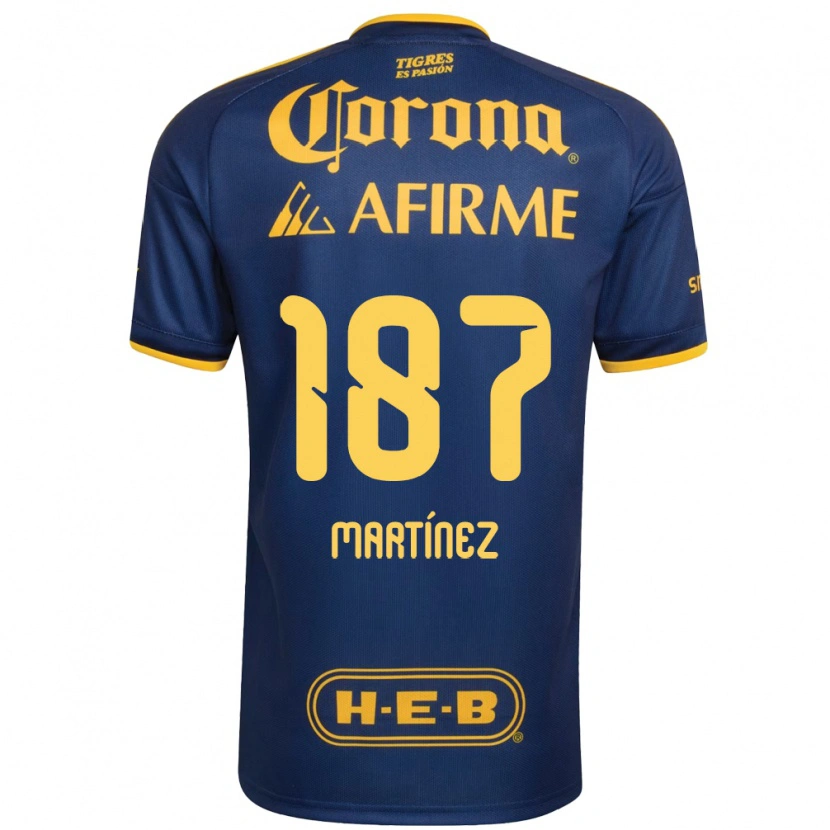 Danxen Kvinnor Emilio Martínez #187 Kungligt Blå Gul Bortatröja Matchtröjor 2026/27 Tröjor T-Tröja