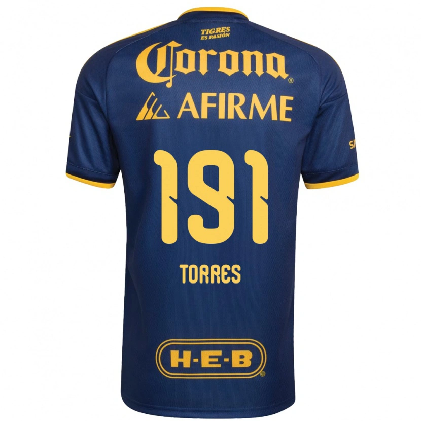 Danxen Kvinnor Aldo Torres #191 Kungligt Blå Gul Bortatröja Matchtröjor 2026/27 Tröjor T-Tröja