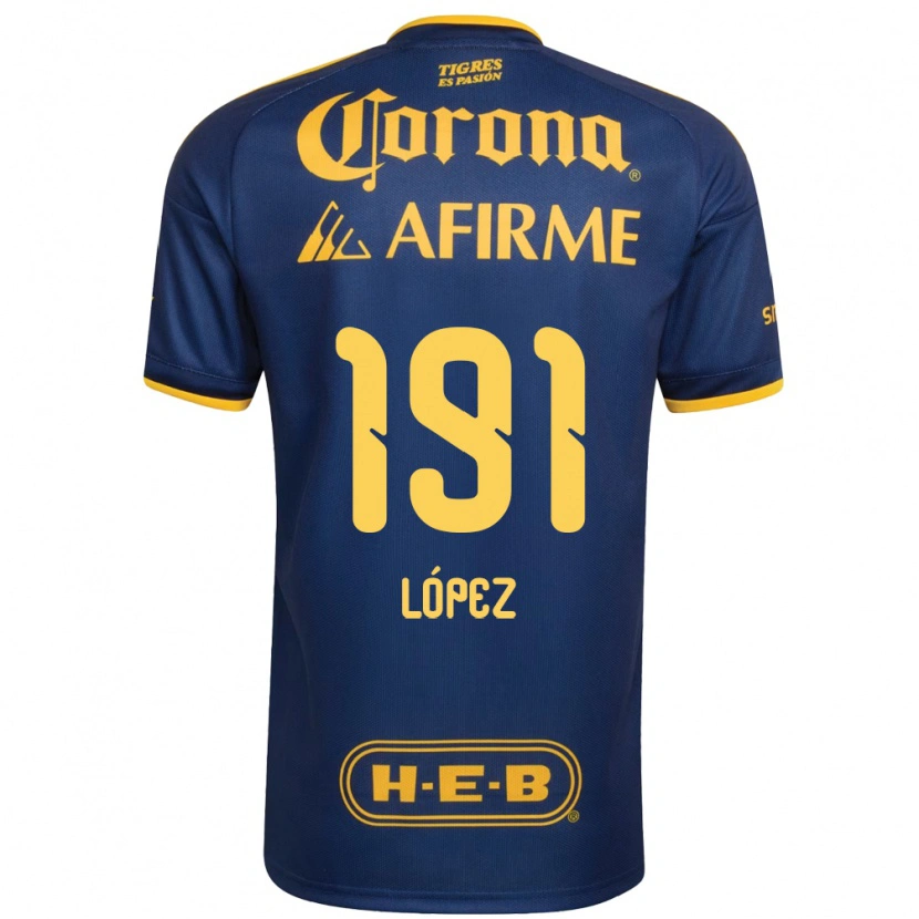 Danxen Kvinnor Adrián López #191 Kungligt Blå Gul Bortatröja Matchtröjor 2026/27 Tröjor T-Tröja