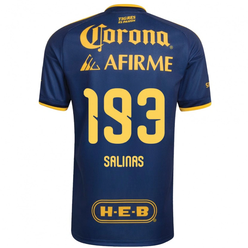 Danxen Kvinnor Marcelo Salinas #193 Kungligt Blå Gul Bortatröja Matchtröjor 2026/27 Tröjor T-Tröja
