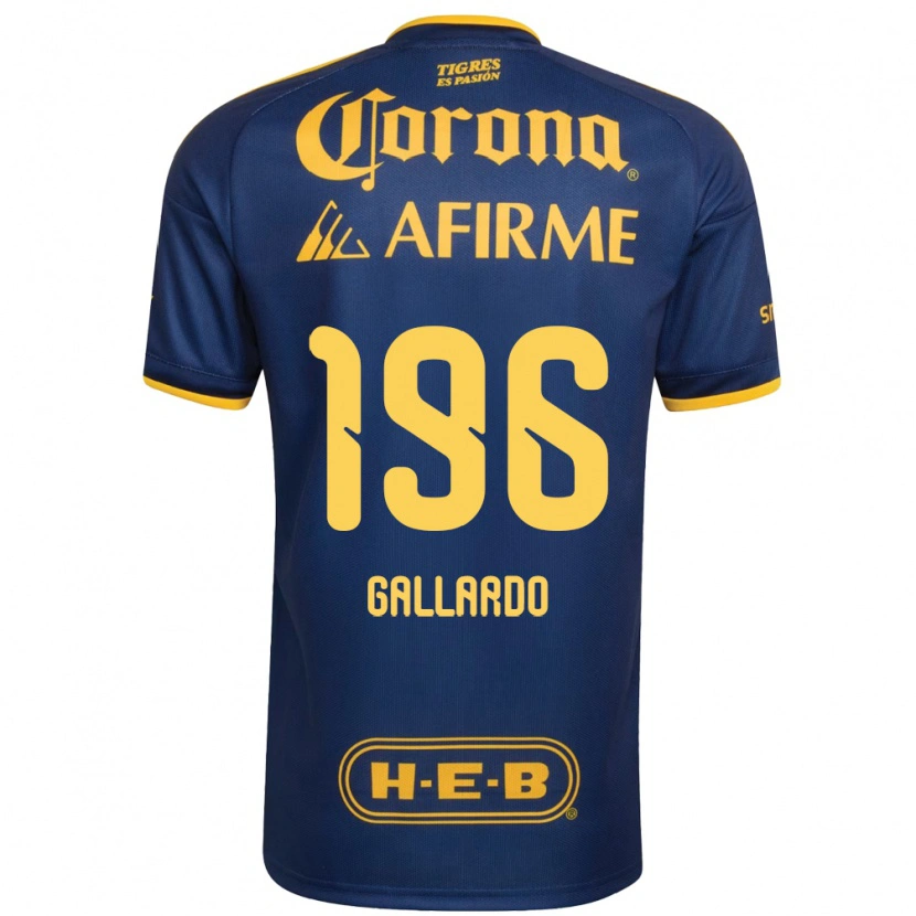 Danxen Kvinnor Gael Gallardo #196 Kungligt Blå Gul Bortatröja Matchtröjor 2026/27 Tröjor T-Tröja