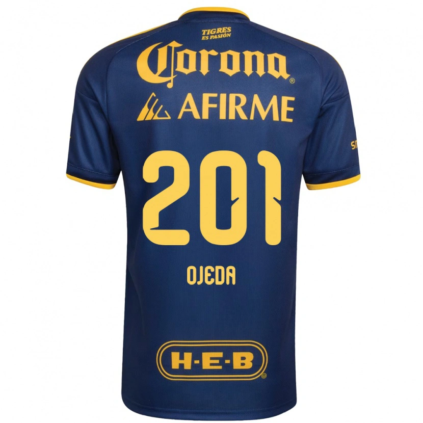 Danxen Kvinnor Diego Ojeda #201 Kungligt Blå Gul Bortatröja Matchtröjor 2026/27 Tröjor T-Tröja