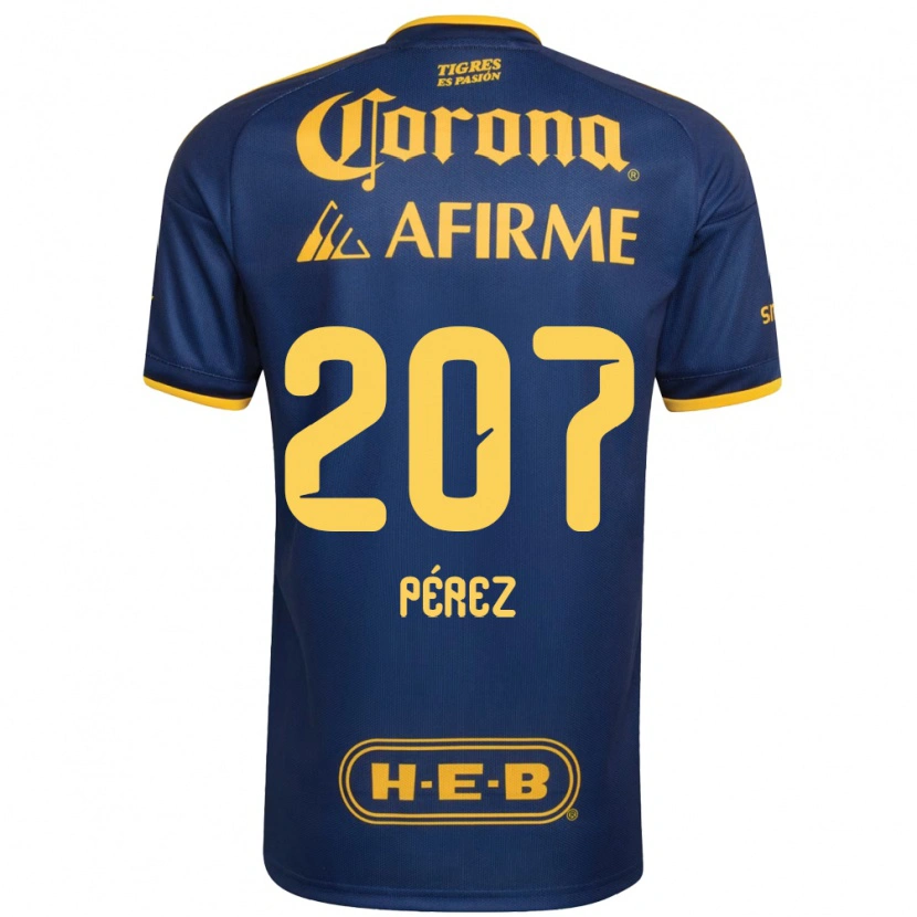 Danxen Kvinnor Samuel Pérez #207 Kungligt Blå Gul Bortatröja Matchtröjor 2026/27 Tröjor T-Tröja