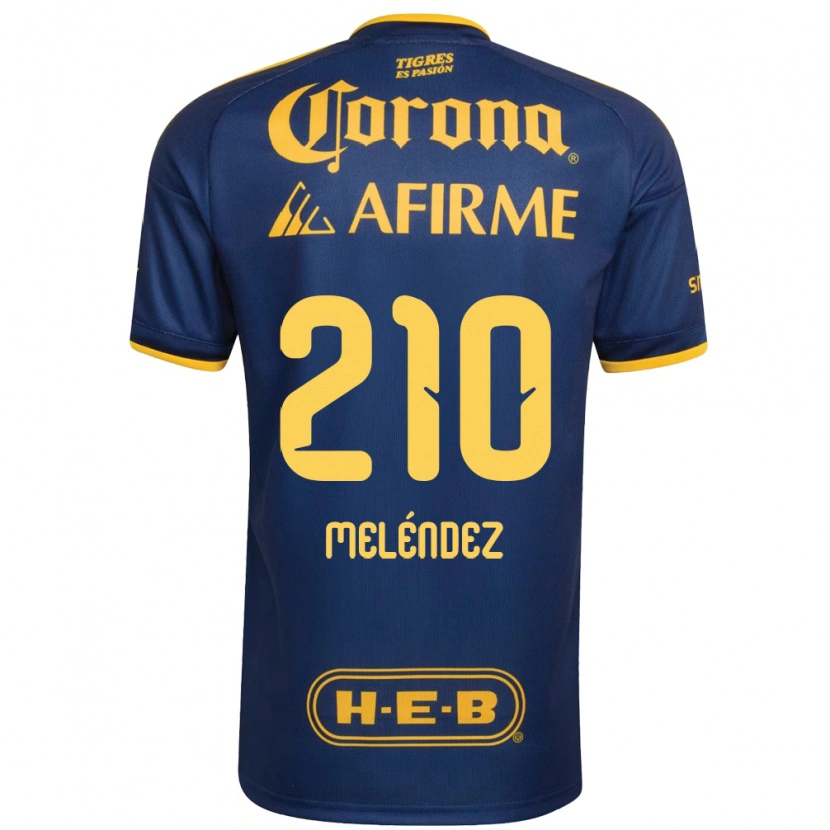 Danxen Kvinnor Marcelo Meléndez #210 Kungligt Blå Gul Bortatröja Matchtröjor 2026/27 Tröjor T-Tröja