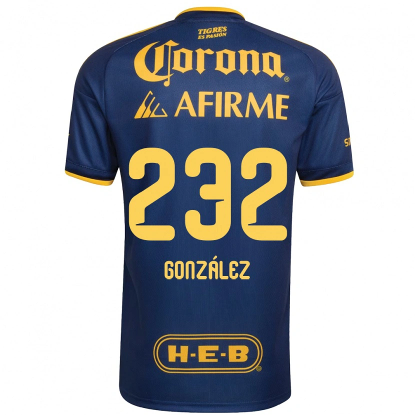 Danxen Kvinnor César González #232 Kungligt Blå Gul Bortatröja Matchtröjor 2026/27 Tröjor T-Tröja