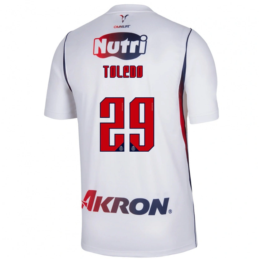 Danxen Kvinnor Wendy Toledo #29 Vit Marinblå Bortatröja Matchtröjor 2026/27 Tröjor T-Tröja
