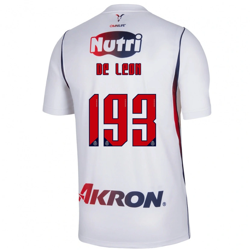 Danxen Kvinnor Jared De León #193 Vit Marinblå Bortatröja Matchtröjor 2026/27 Tröjor T-Tröja