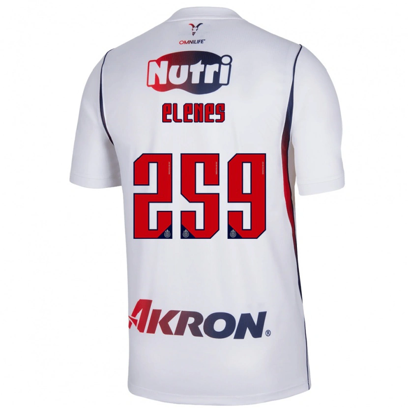 Danxen Kvinnor José Elenes #259 Vit Marinblå Bortatröja Matchtröjor 2026/27 Tröjor T-Tröja