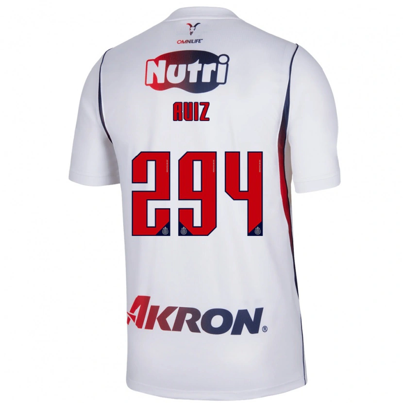Danxen Kvinnor Dilan Ruiz #294 Vit Marinblå Bortatröja Matchtröjor 2026/27 Tröjor T-Tröja