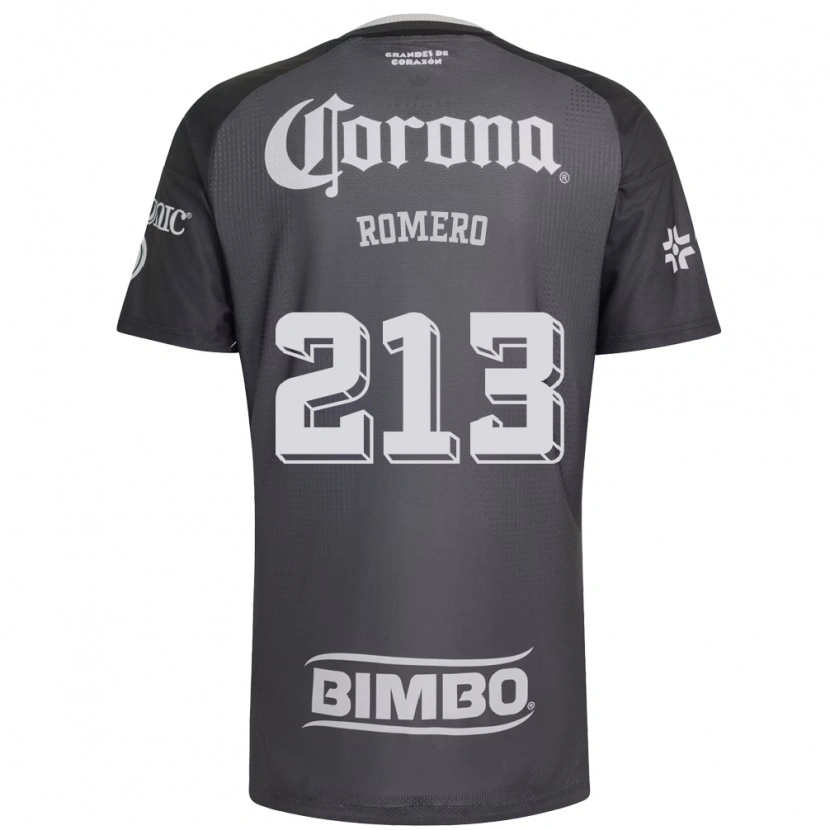 Danxen Kvinnor Axel Romero #213 Grå Vit Svart Bortatröja Matchtröjor 2026/27 Tröjor T-Tröja