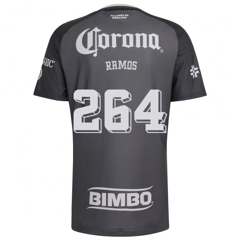 Danxen Kvinnor Bryan Ramos #264 Grå Vit Svart Bortatröja Matchtröjor 2026/27 Tröjor T-Tröja