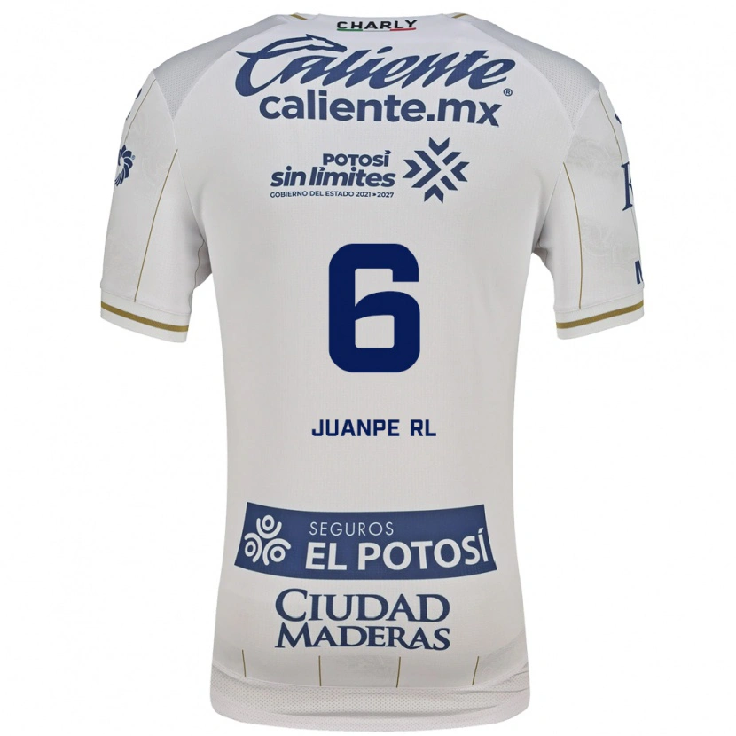 Danxen Kvinnor Juan Pedro Ramírez López #6 Vit Blå Bortatröja Matchtröjor 2026/27 Tröjor T-Tröja