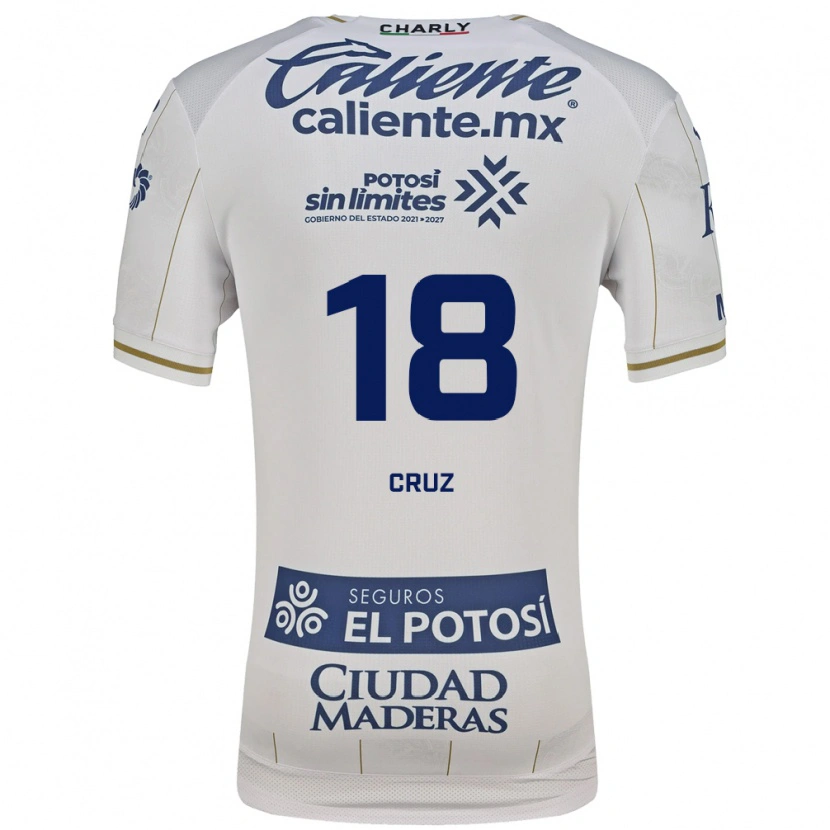 Danxen Kvinnor Aldo Cruz #18 Vit Blå Bortatröja Matchtröjor 2026/27 Tröjor T-Tröja