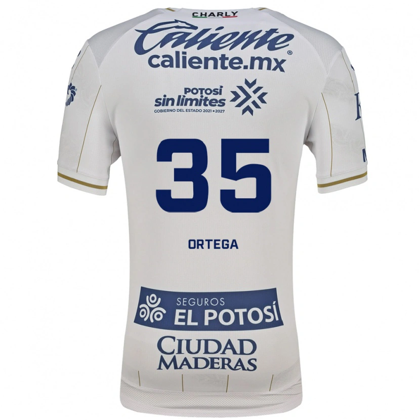 Danxen Kvinnor Kevin Ortega #35 Vit Blå Bortatröja Matchtröjor 2026/27 Tröjor T-Tröja
