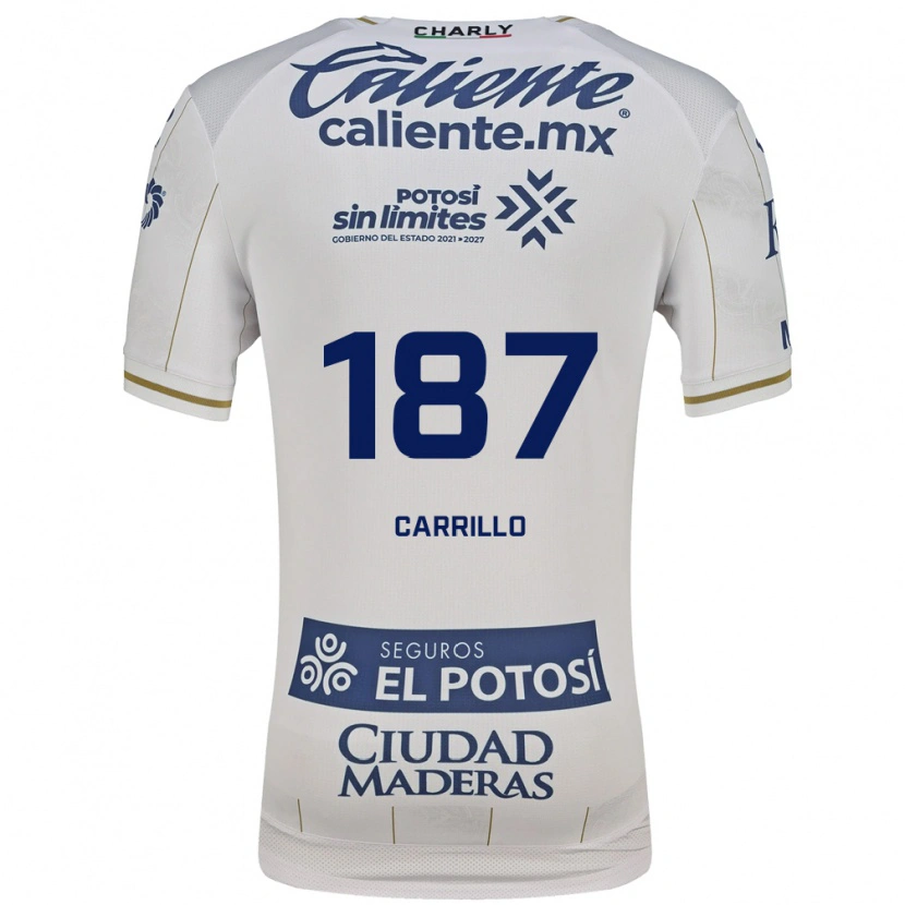 Danxen Kvinnor Fernando Carrillo #187 Vit Blå Bortatröja Matchtröjor 2026/27 Tröjor T-Tröja