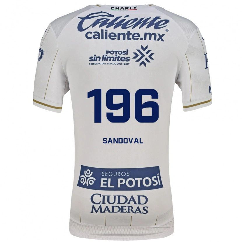 Danxen Kvinnor Alan Sandoval #196 Vit Blå Bortatröja Matchtröjor 2026/27 Tröjor T-Tröja