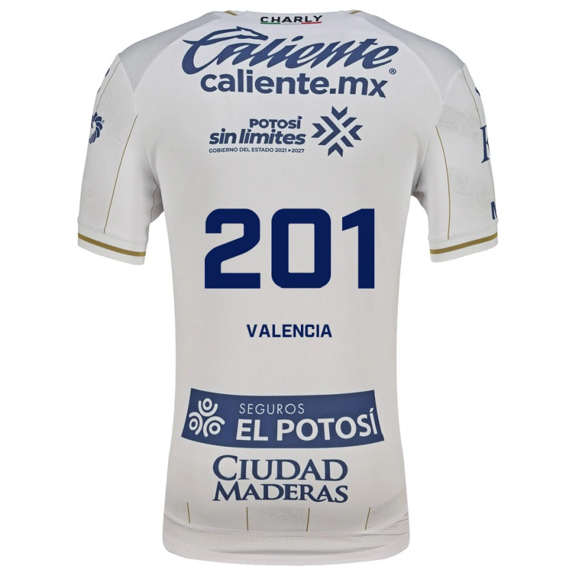 Danxen Kvinnor Cristian Valencia #201 Vit Blå Bortatröja Matchtröjor 2026/27 Tröjor T-Tröja