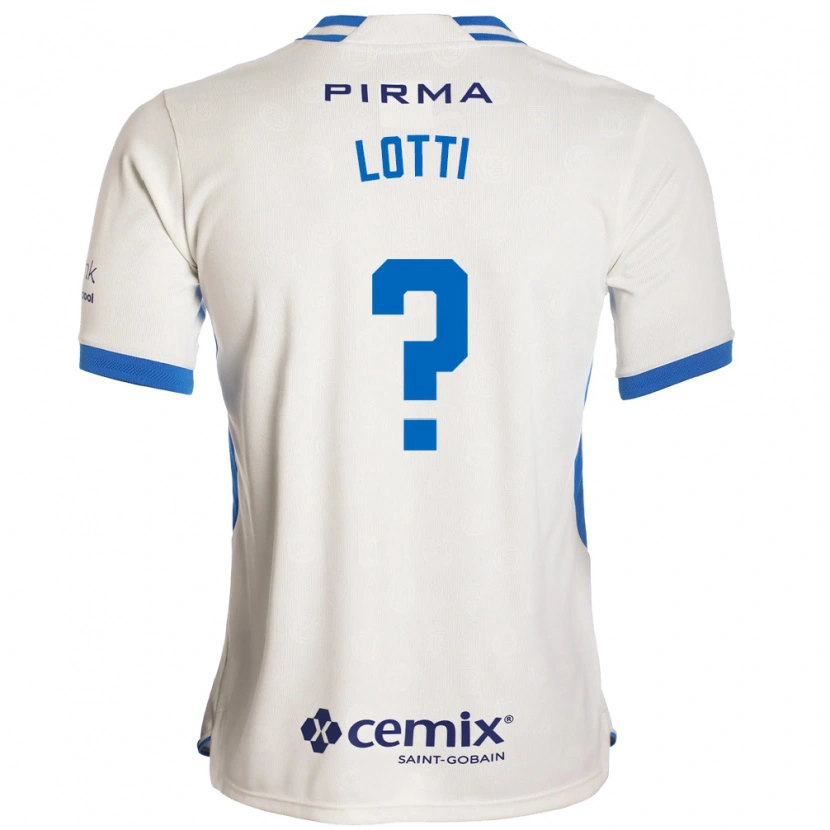 Danxen Kvinnor Augusto Lotti #0 Vit Blå Röd Bortatröja Matchtröjor 2026/27 Tröjor T-Tröja