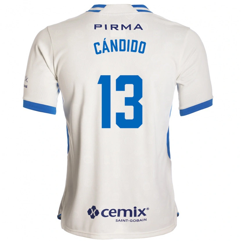 Danxen Kvinnor Camilo Cándido #13 Vit Blå Röd Bortatröja Matchtröjor 2026/27 Tröjor T-Tröja