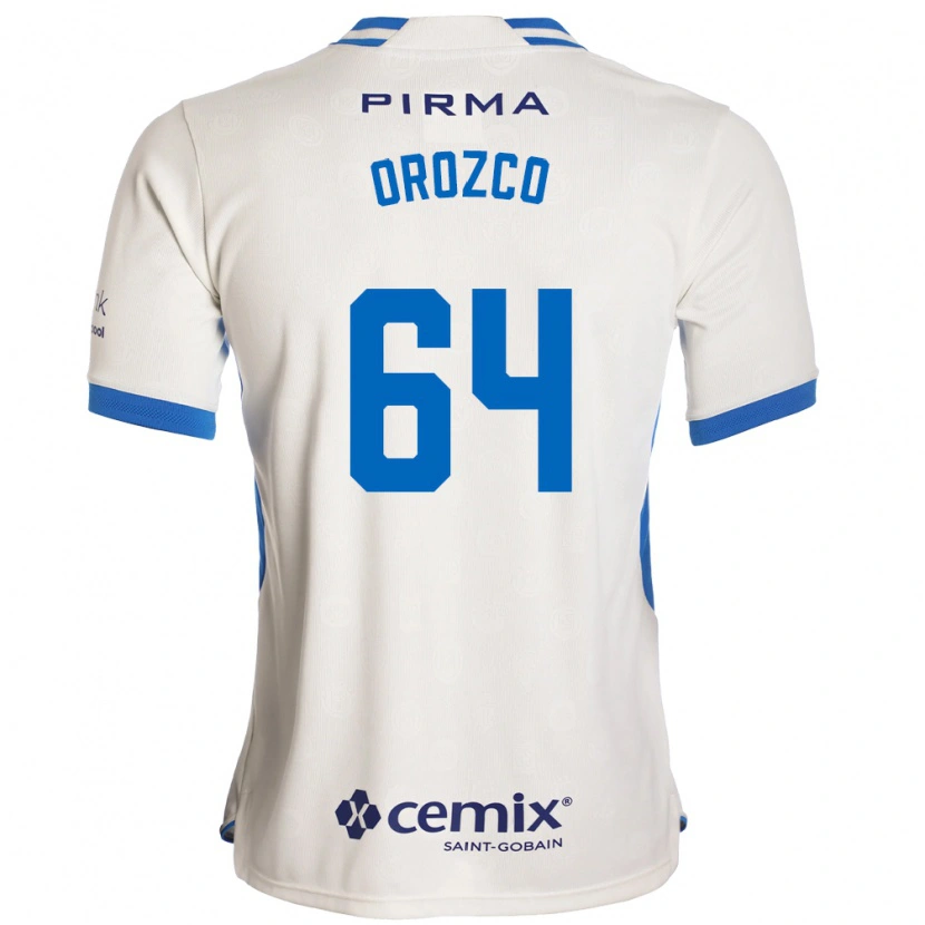 Danxen Kvinnor Fabrizzio Orozco #64 Vit Blå Röd Bortatröja Matchtröjor 2026/27 Tröjor T-Tröja