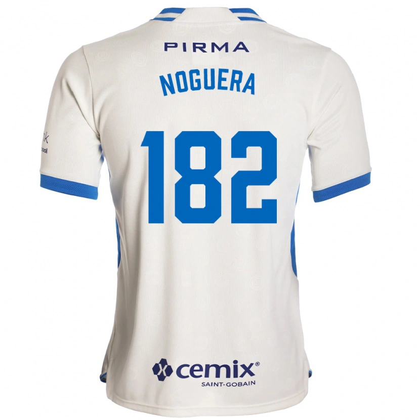 Danxen Kvinnor Heldrich Noguera #182 Vit Blå Röd Bortatröja Matchtröjor 2026/27 Tröjor T-Tröja