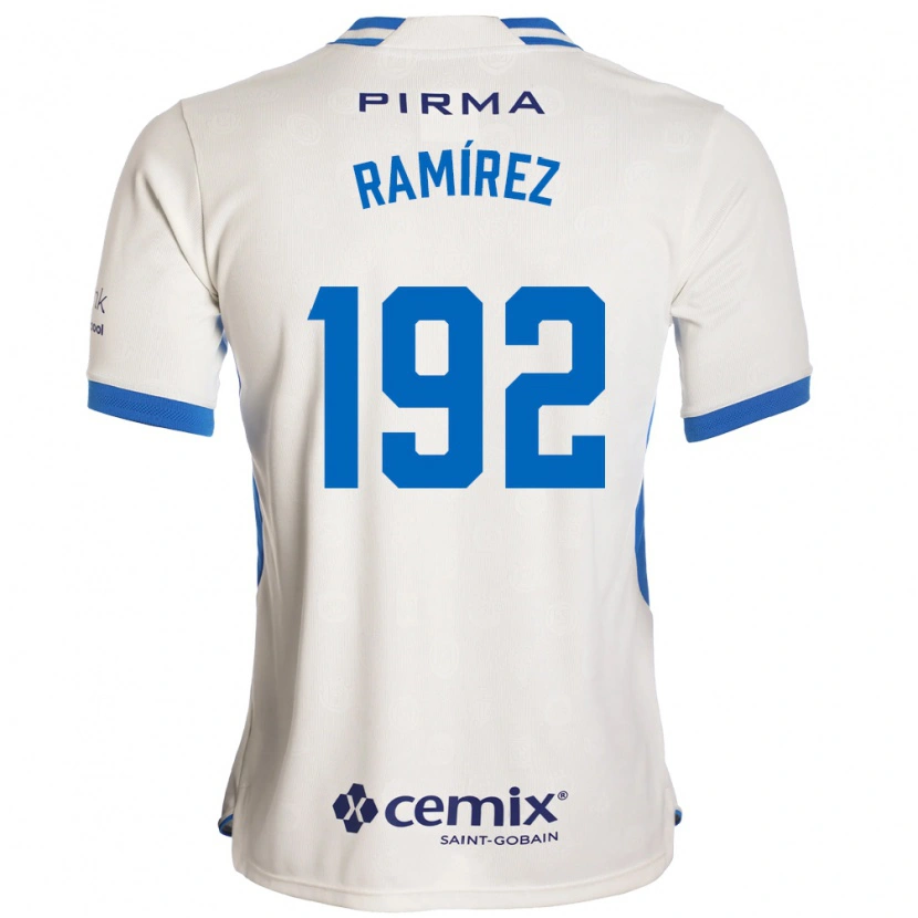 Danxen Kvinnor Nicolás Ramírez #192 Vit Blå Röd Bortatröja Matchtröjor 2026/27 Tröjor T-Tröja