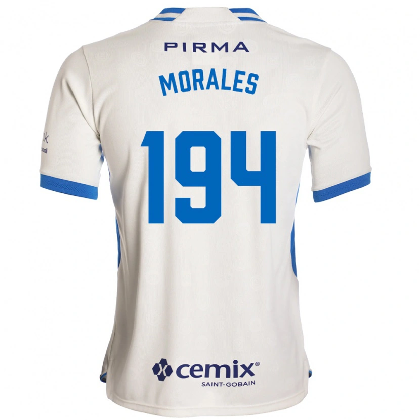 Danxen Kvinnor Amaury Morales #194 Vit Blå Röd Bortatröja Matchtröjor 2026/27 Tröjor T-Tröja