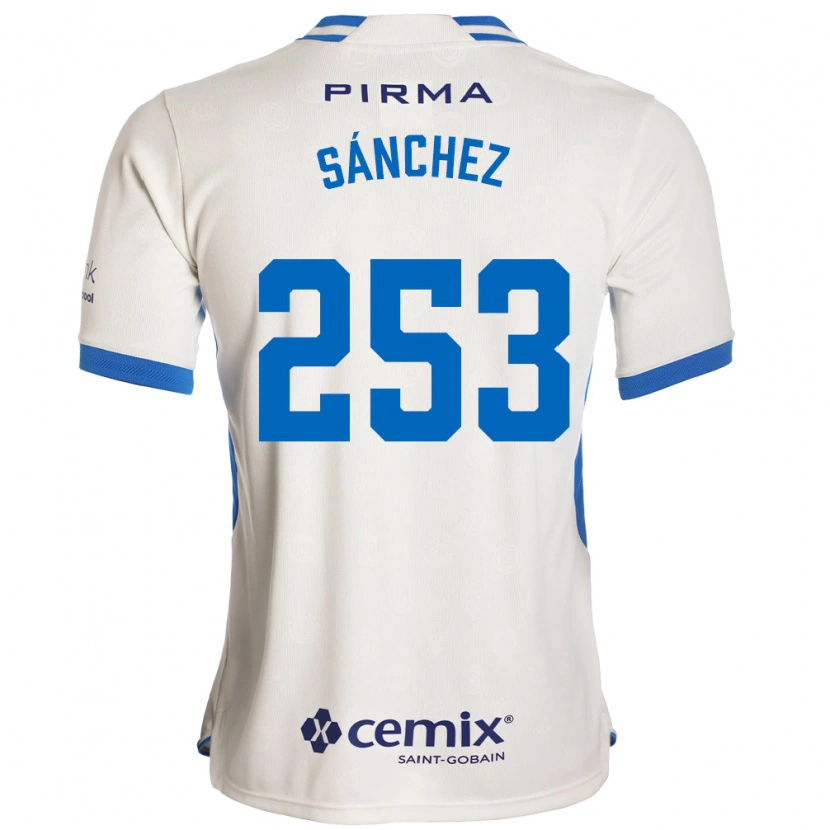 Danxen Kvinnor Pablo Sánchez #253 Vit Blå Röd Bortatröja Matchtröjor 2026/27 Tröjor T-Tröja