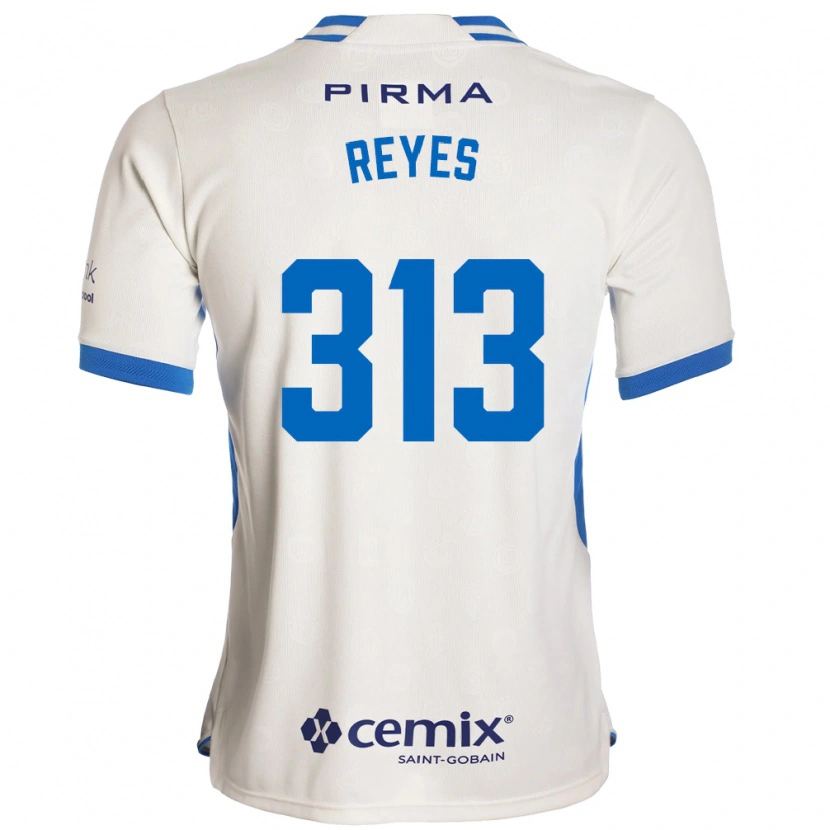 Danxen Kvinnor Ian Reyes #313 Vit Blå Röd Bortatröja Matchtröjor 2026/27 Tröjor T-Tröja