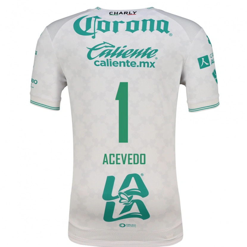 Danxen Kvinnor Carlos Acevedo #1 Ljusgrön Vit Bortatröja Matchtröjor 2026/27 Tröjor T-Tröja