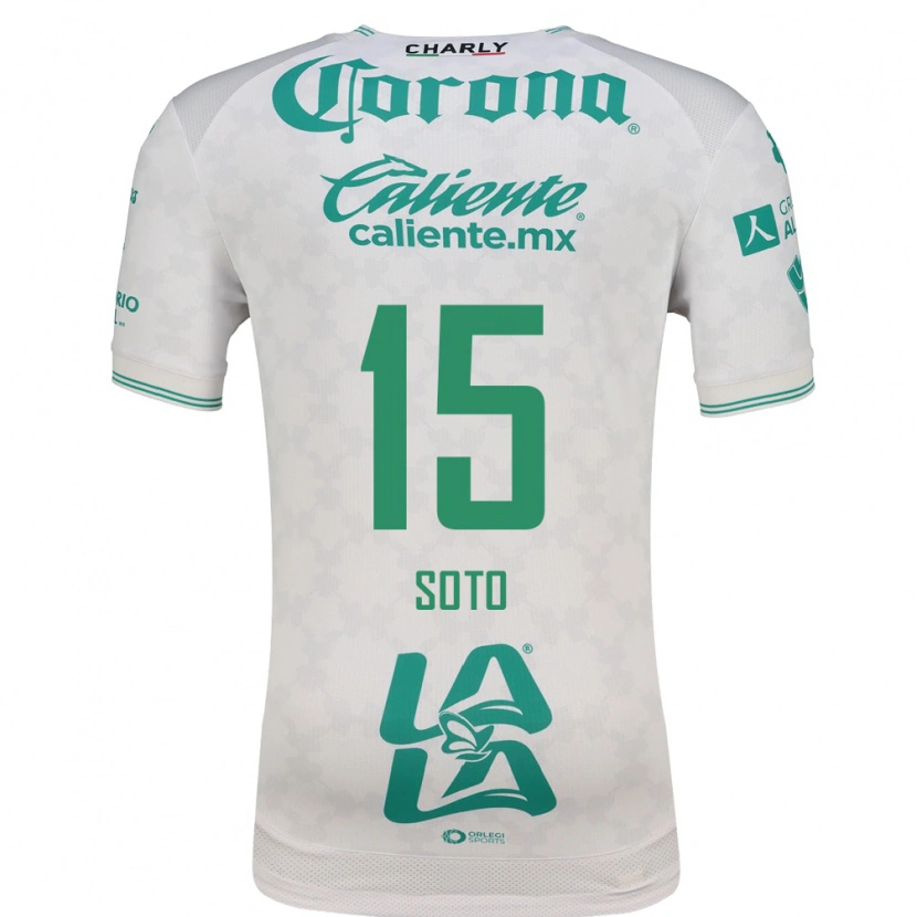 Danxen Kvinnor Stephanie Soto #15 Ljusgrön Vit Bortatröja Matchtröjor 2026/27 Tröjor T-Tröja
