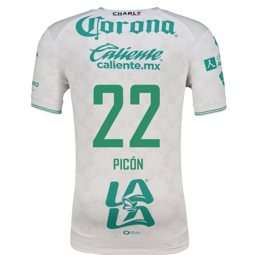 Danxen Kvinnor Kevin Picón #22 Ljusgrön Vit Bortatröja Matchtröjor 2026/27 Tröjor T-Tröja
