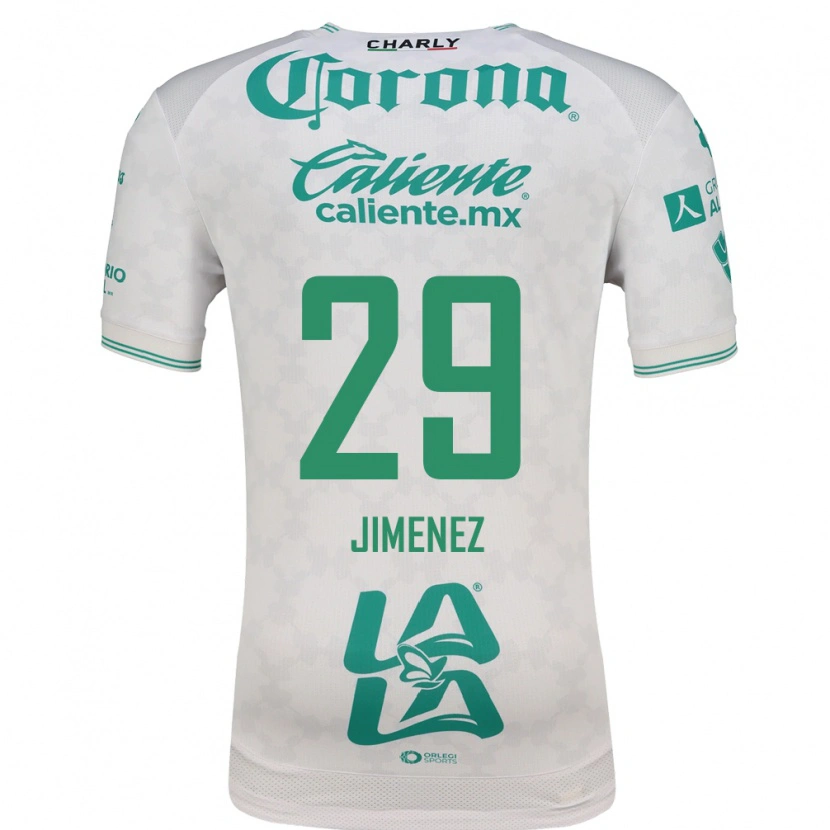 Danxen Kvinnor Tahiel Jiménez #29 Ljusgrön Vit Bortatröja Matchtröjor 2026/27 Tröjor T-Tröja