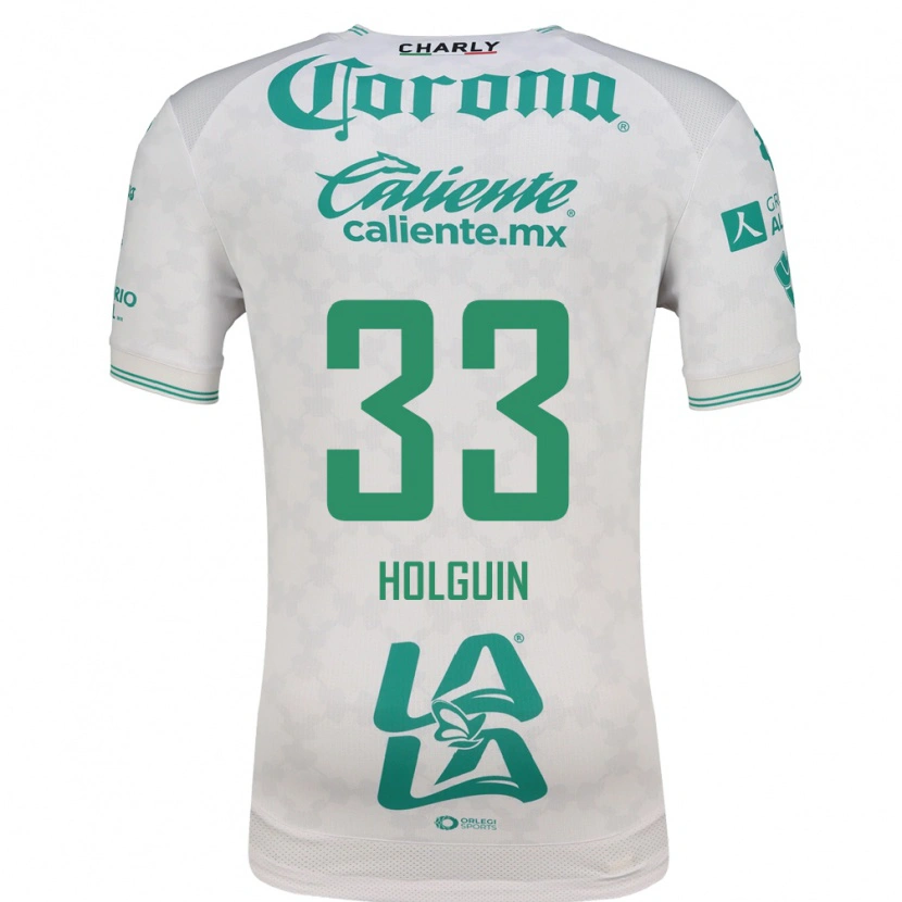Danxen Kvinnor Héctor Holguín #33 Ljusgrön Vit Bortatröja Matchtröjor 2026/27 Tröjor T-Tröja