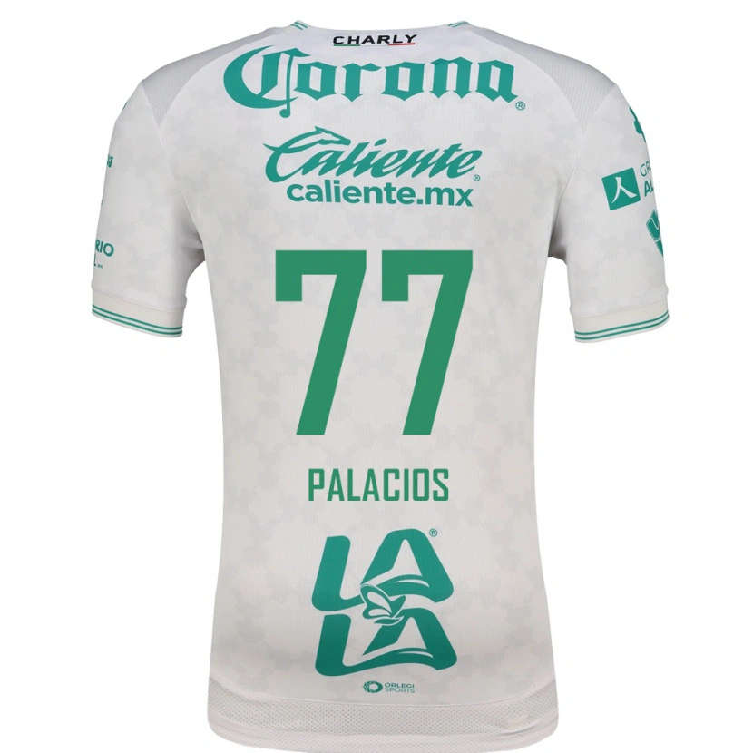 Danxen Kvinnor Kevin Palacios #77 Ljusgrön Vit Bortatröja Matchtröjor 2026/27 Tröjor T-Tröja