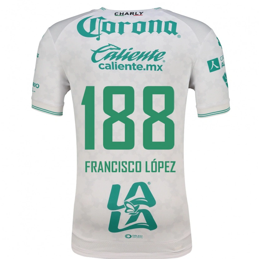 Danxen Kvinnor Magnus Francisco López #188 Ljusgrön Vit Bortatröja Matchtröjor 2026/27 Tröjor T-Tröja
