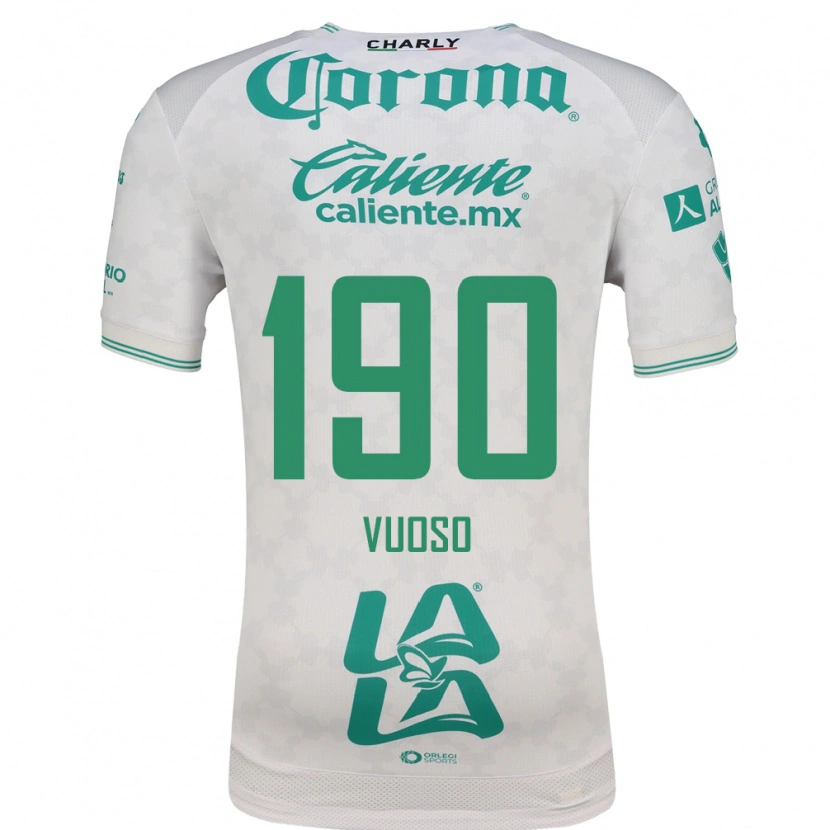 Danxen Kvinnor Lucca Vuoso #190 Ljusgrön Vit Bortatröja Matchtröjor 2026/27 Tröjor T-Tröja