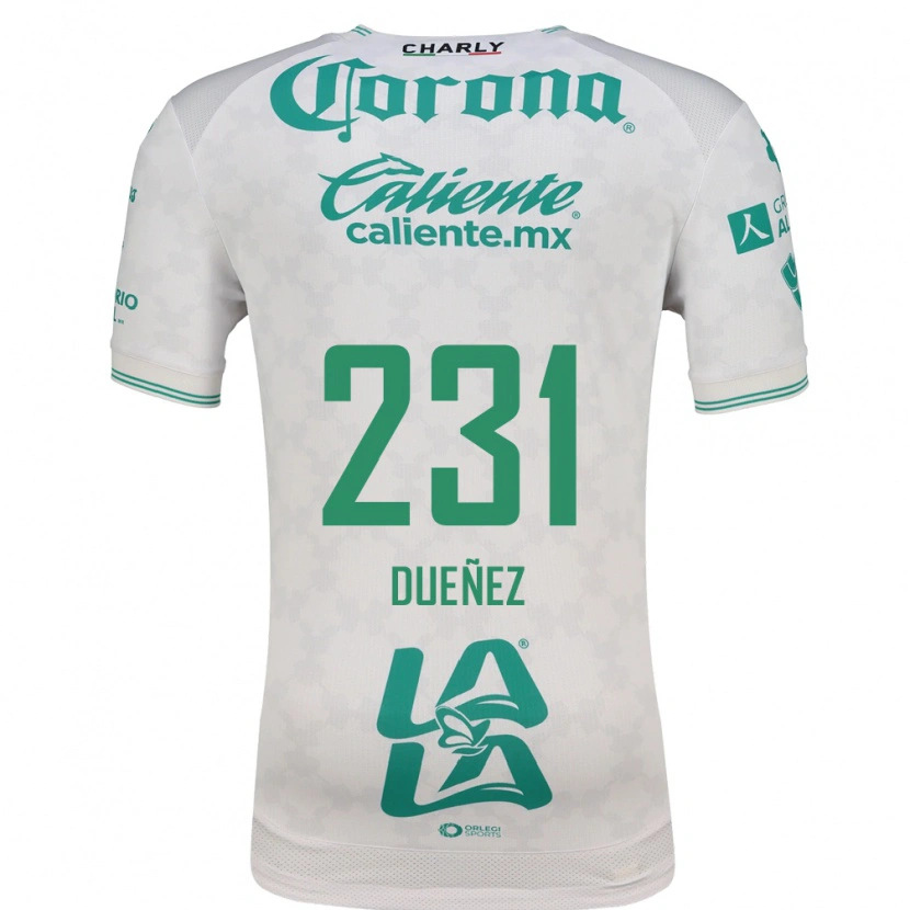 Danxen Kvinnor José Dueñez #231 Ljusgrön Vit Bortatröja Matchtröjor 2026/27 Tröjor T-Tröja