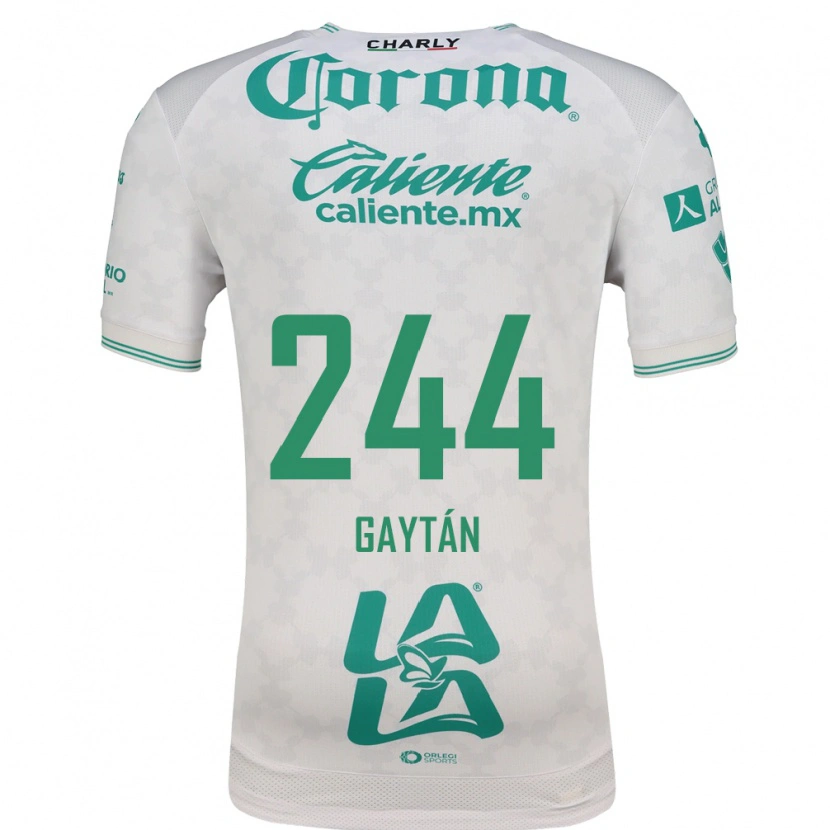 Danxen Kvinnor Axel Gaytán #244 Ljusgrön Vit Bortatröja Matchtröjor 2026/27 Tröjor T-Tröja