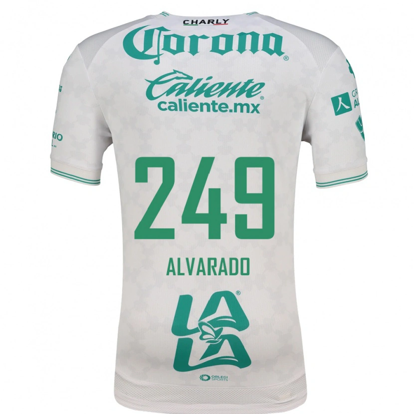 Danxen Kvinnor Luis Alvarado #249 Ljusgrön Vit Bortatröja Matchtröjor 2026/27 Tröjor T-Tröja