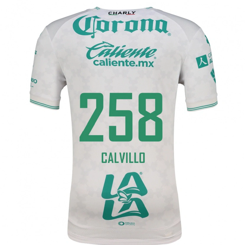 Danxen Kvinnor Carlos Calvillo #258 Ljusgrön Vit Bortatröja Matchtröjor 2026/27 Tröjor T-Tröja