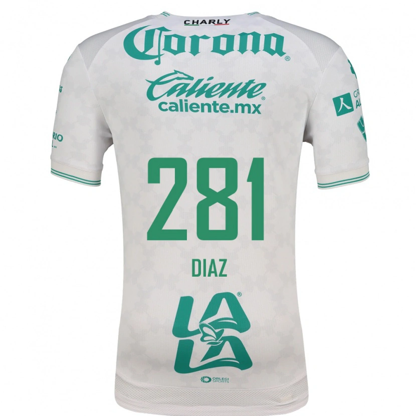 Danxen Kvinnor Didier Díaz #281 Ljusgrön Vit Bortatröja Matchtröjor 2026/27 Tröjor T-Tröja