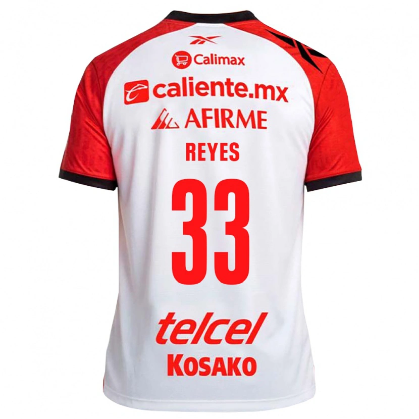 Danxen Kvinnor Jazmín Reyes #33 Vit Svart Röd Bortatröja Matchtröjor 2026/27 Tröjor T-Tröja