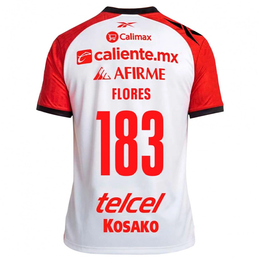 Danxen Kvinnor Abraham Flores #183 Vit Svart Röd Bortatröja Matchtröjor 2026/27 Tröjor T-Tröja