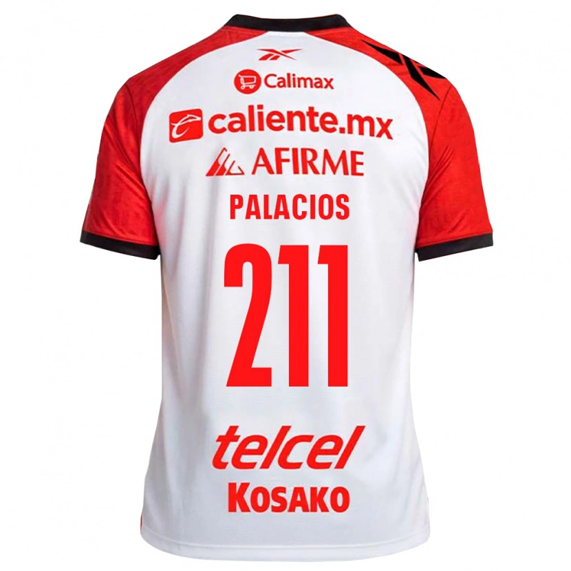 Danxen Kvinnor Brian Palacios #211 Vit Svart Röd Bortatröja Matchtröjor 2026/27 Tröjor T-Tröja