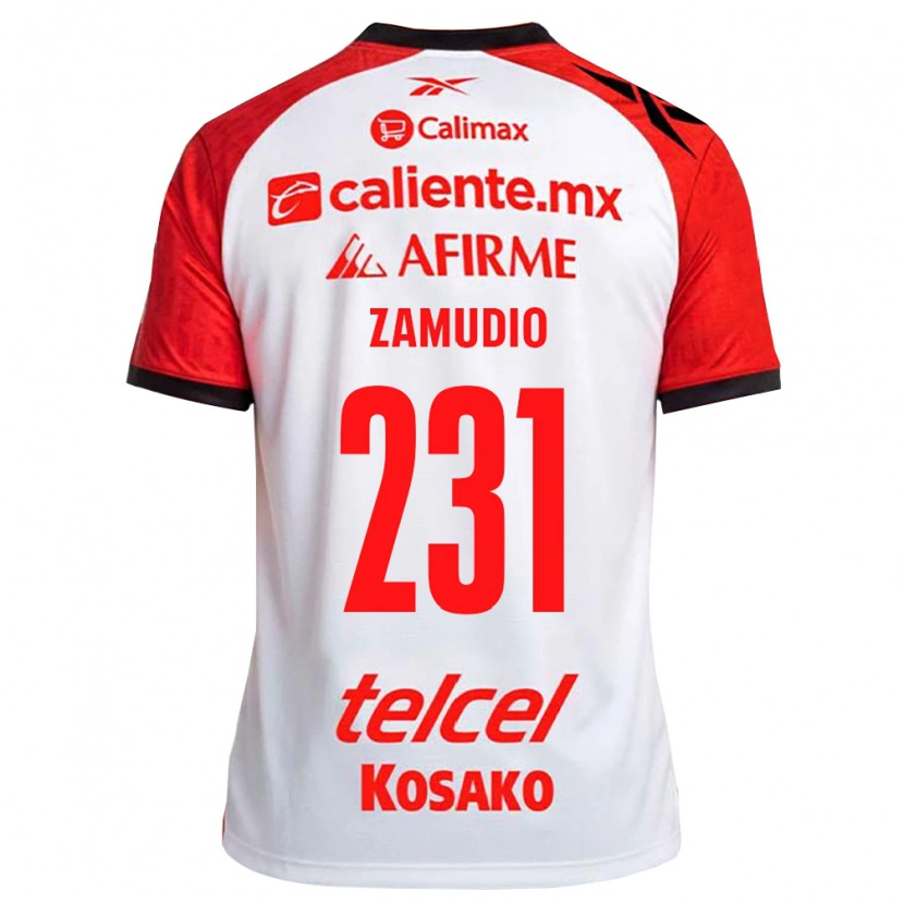 Danxen Kvinnor Irwin Zamudio #231 Vit Svart Röd Bortatröja Matchtröjor 2026/27 Tröjor T-Tröja