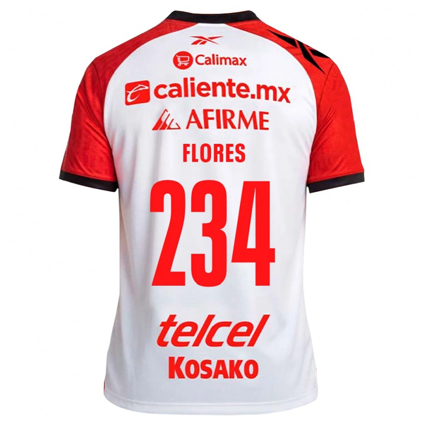 Danxen Kvinnor Arath Flores #234 Vit Svart Röd Bortatröja Matchtröjor 2026/27 Tröjor T-Tröja