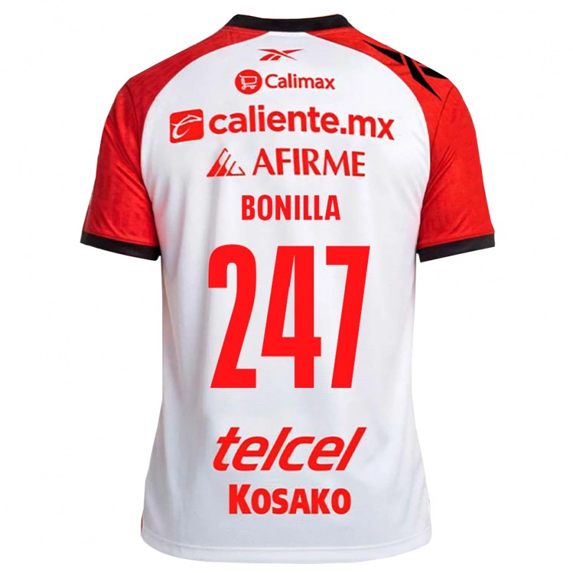 Danxen Kvinnor Martín Bonilla #247 Vit Svart Röd Bortatröja Matchtröjor 2026/27 Tröjor T-Tröja