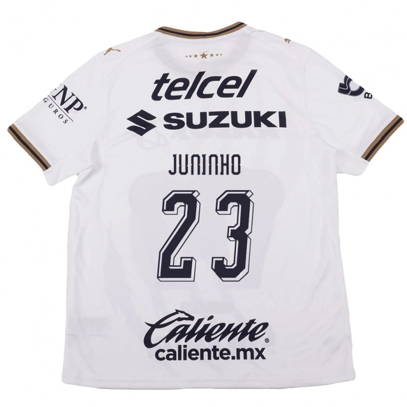 Danxen Kvinnor Juninho #23 Vit Svart Brun Bortatröja Matchtröjor 2026/27 Tröjor T-Tröja