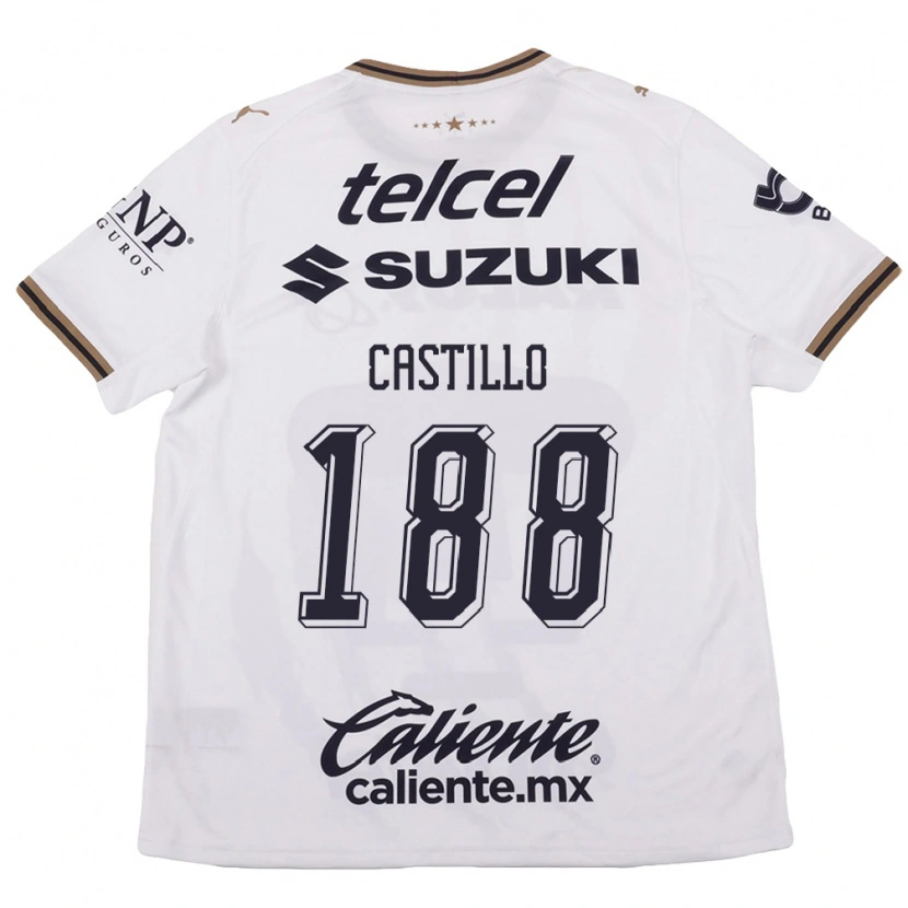 Danxen Kvinnor Christian Castillo #188 Vit Svart Brun Bortatröja Matchtröjor 2026/27 Tröjor T-Tröja
